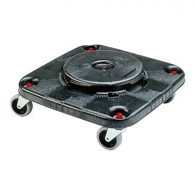 Trolley voedselcontainer PE (zwart) Rubbermaid EMG RM3530