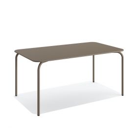 Tuintafel Staal Rechthoek Shine - Cappuccino - Essentials