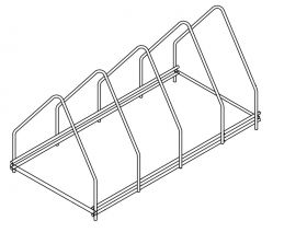 Vaatwasser / Vaatwasmachine RVS Dienbladenkorf 4 - 50x26x24 cm Combisteel 7280.0120