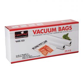 Vacuümzakken 30 cm -2 PE (transparant) CaterChef EMG 688133