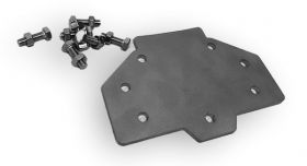 Vloerput Eindstuk t.b.v. Sleufgoot 7107.000-0010-0015 - 14x0,5x96 cm Combisteel 7107.0030