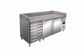 Voorbereidingstafel / Pizzatafel Pizza Werkbank Model Pz2610Tn Pro Saro 323-14921