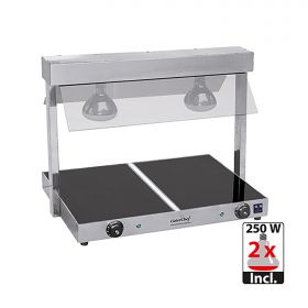 Warmhoudplaat m/brug RVS CaterChef EMG 688620