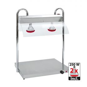Warmhoudplaat m/brug RVS EMGA EMG 710200