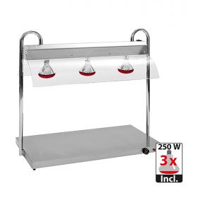 Warmhoudplaat m/brug RVS EMGA EMG 710300