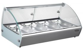 Warmhoudvitrine 4 1/3 GN - 84x39,5x27 cm Combisteel 7487.0135