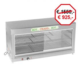 Warmhoudvitrine RVS EMGA EMG 301121