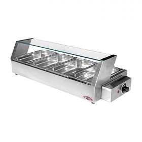Warmhoudvitrine RVS Stilfer EMG 527010