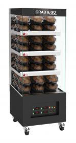 Warmhoudvitrine Zelfbedieningsverwarmingsvitrines 4/5 Zones - Model 6Mcv4Ls.I Saro 106-2400