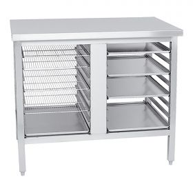 Werktafel 100 cm RVS EMGA EMG 921011