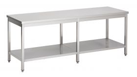 Werktafel Bodemschap - 230x70x90 cm Combisteel 7812.0030