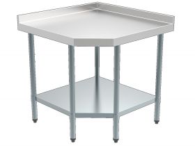 Werktafel Hoektafel Demontabel /900 - 90x70x85 cm Combisteel 7490.0020