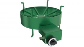 Wokfornuis Gas Wokbrander Rond 15kW - 38x55x21 cm Combisteel 7178.1220