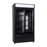 Koelkast Schuif Glasdeuren Bez-780 Sl Zwart - 112x59,5x210 cm Combisteel 7455.1398