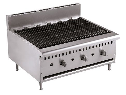 Bakplaat Grillplaat Gas Grill - 91,5x80x59 cm Combisteel 7455.0915