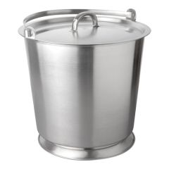 Emmer RVS - 14 liter - 35 cm hoog - EMGA 705315