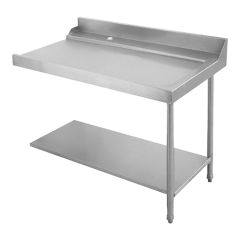 Aan/afvoer tafel 120 cm RVS Elettrobar EMG 570111