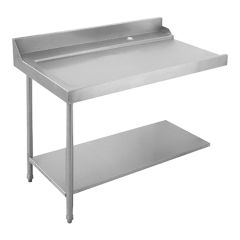 Aan/afvoer tafel 120 cm RVS Elettrobar EMG 570112