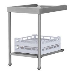 Aan/afvoer tafel 70 cm RVS Elettrobar EMG 570110