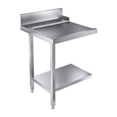 Aanvoertafel / Afvoertafel Bodemschap 700 Links t.b.v. 7280.0045-0046 - 70x75x90 cm Combisteel 7106.0025