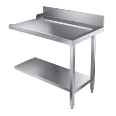 Aanvoertafel / Afvoertafel Bodemschap Rechts t.b.v. 7280.0045-0046 - 110x75x90 cm Combisteel 7106.0040