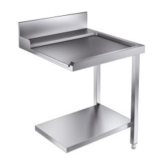 Aanvoertafel / Afvoertafel Bodemschap Rechts t.b.v. 7280.0045-0046 - 70x75x90 cm Combisteel 7106.0030