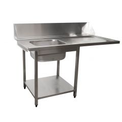 Aanvoertafel / Afvoertafel Voor Vaatwasser Links, 1 Bak, 1600 Mm Saro 700-3005L