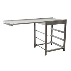 Aanvoertafel / Afvoertafel Voor Vaatwasser Links, 1 Bak, 1600 Mm Saro 700-3105L