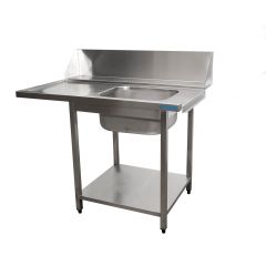 Aanvoertafel / Afvoertafel Voor Vaatwasser Rechts, 1 Bak, 1200 Mm Saro 700-3000R