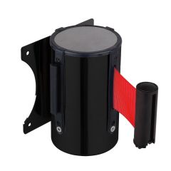 Afzetpaal Afzetkoord Wandmodel Zwart - 0 cm lang Combisteel 7522.0020