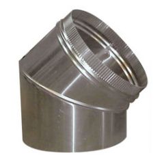 Afzuiging 45° Bocht Rond Ø 400 Combisteel 7220.0065