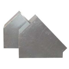 Afzuiging 45° Bocht Vierkant - 40x40 cm Combisteel 7216.1010