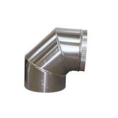 Afzuiging 90° Bocht Rond Ø 250 Combisteel 7220.0125
