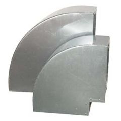 Afzuiging 90° Bocht Vierkant - 20x20 cm Combisteel 7220.0205