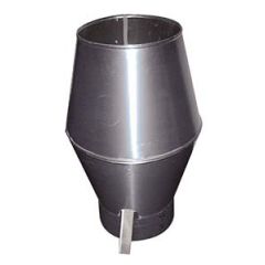 Afzuiging Deflectorkap Rond Ø 400 Combisteel 7222.0400