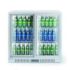 Backbar koelkast met schuifdeuren RVS/Glas/Staal Arktic HEN 236918