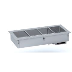 Bain Marie Drop-In Bain-Marie 2/1 - Automatisch Water Vullen 79x72x30,2 cm Combisteel 7495.0285
