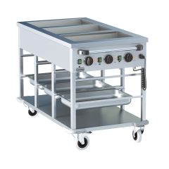 Bain Marie Trolley 3/1 - 65x120x84 cm Combisteel 7178.1160