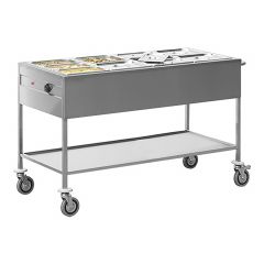 Bain marie wagen RVS EMGA EMG 710054