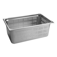Bak gastronorm GN1/1 200 mm RVS geperforeerd CaterChef EMG 953511