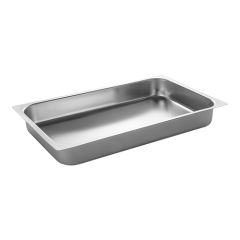 Bak gastronorm GN1/1 65 mm RVS met vlakke rand CaterChef EMG 953313