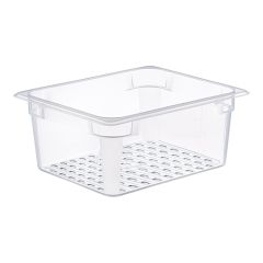 Bak gastronorm GN1/2 130 mm PP geperforeerd Araven EMG 962628