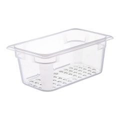 Bak gastronorm GN1/3 130 mm PP geperforeerd Araven EMG 962638