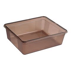 Bak gastronorm GN2/1 copolyester (rookkleurig) Bourgeat EMG 70211