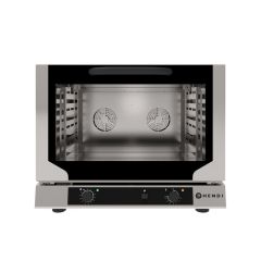 Bakkerij heteluchtoven met vochtinjectie 4x 600x400 RVS Hendi HEN 225516