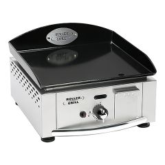Bakplaat glad gas RVS Roller Grill EMG 304145