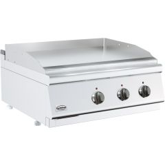 Bakplaat / Grillplaat Base 700 Elektrisch Chroom Dubbel Tafelmodel Verchroomd glad - 80x70x30 cm Combisteel 7178.0270