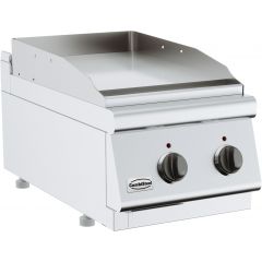 Bakplaat / Grillplaat Base 700 Elektrisch Chroom Enkel Tafelmodel Verchroomd glad - 40x70x30 cm Combisteel 7178.0265
