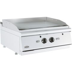Bakplaat / Grillplaat Base 700 Gasbakplaat Dubbel Tafelmodel Glad - 80x70x30 cm Combisteel 7178.0230