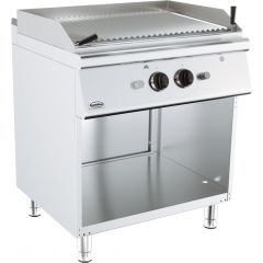 Bakplaat / Grillplaat Base 700 Lavasteengrill Gas - 80x70x90 cm Combisteel 7178.0500